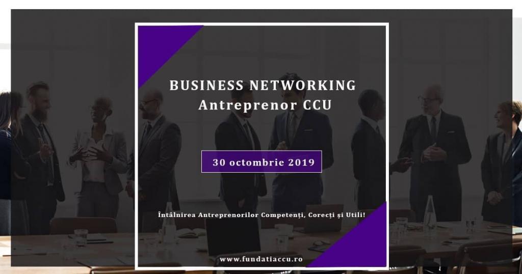 BUSINESS-NETWORKING - Seminar GRATUIT - Fundatia CCU